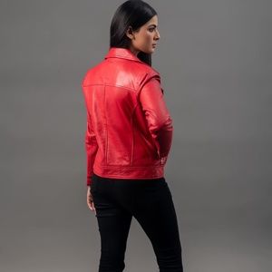 Original leather cow jacket